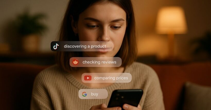 „YouTube”, „TikTok” ir „Instagram” dabar sudaro 60 % produktų atradimo